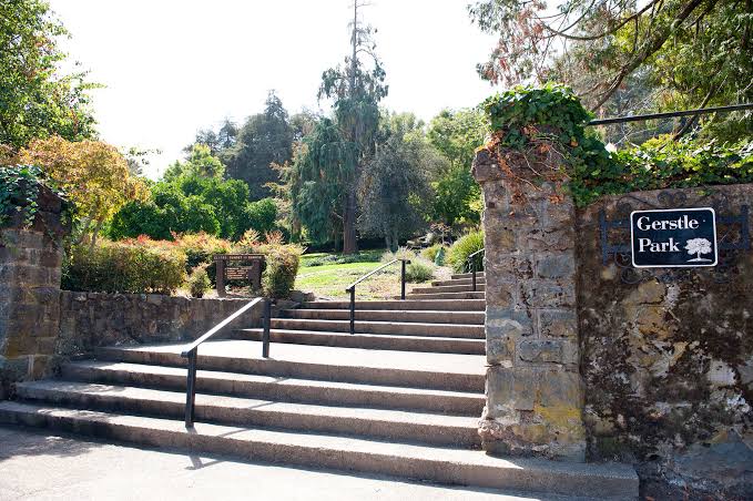 Gerstle Park, San Rafael. The park and its surrounding homes